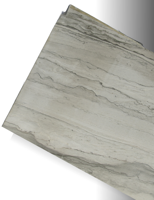 INFINITY WHITE REMNANT / QUARTZITE /LEATHERED /3CM