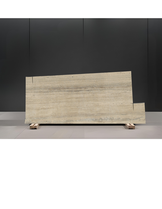 SILVER REMNANT -TRAVERTINE /LEATHERED / 2CM