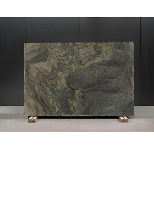 BLUE STORM REMNANT -QUARTZITE /POLISHED / 3CM