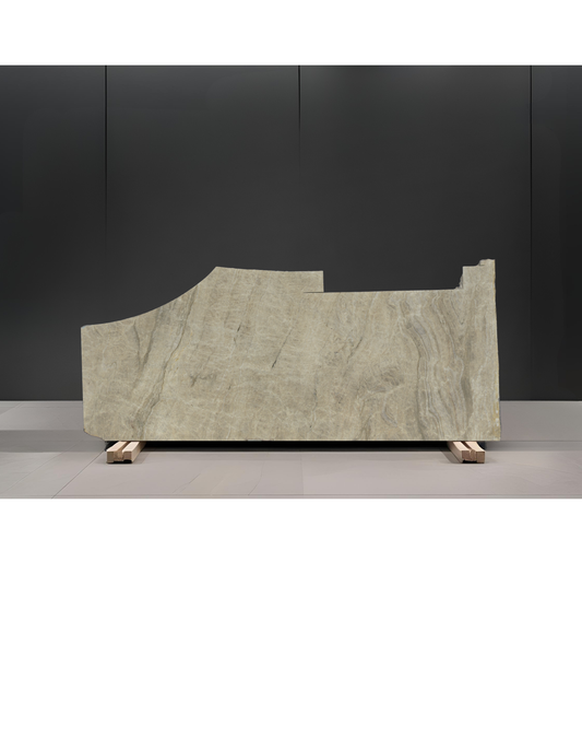 TAJ MAHAL REMNANT - QUARTZITE / HONED/3CM