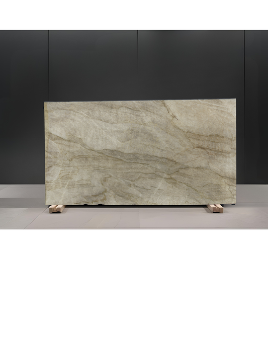 TAJ MAHAL REMNANT - QUARTZITE / POLISHED/3CM