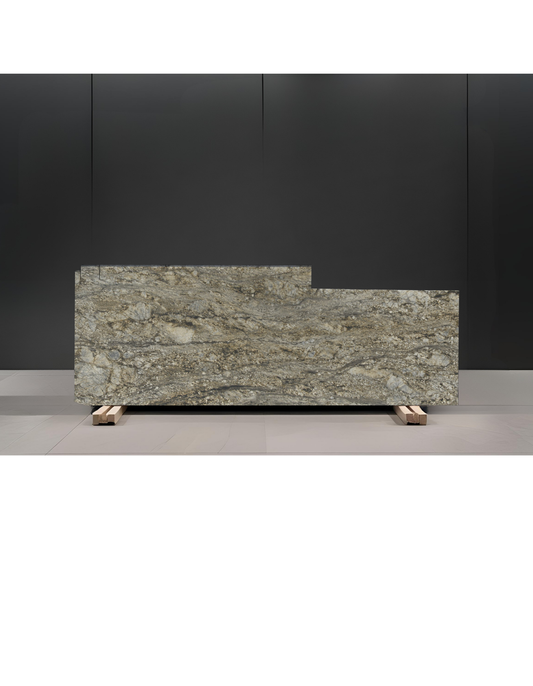 BLUE DUNES BLACK REMNANT -GRANITE/LEATHERED/ 3CM