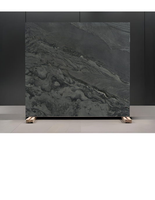 PLATINUM GREY REMNANT -QUARTZITE/LEATHERED/ 3CM