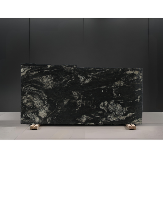 TITANIUM REMNANT - GRANITE / LEATHERED / 3CM