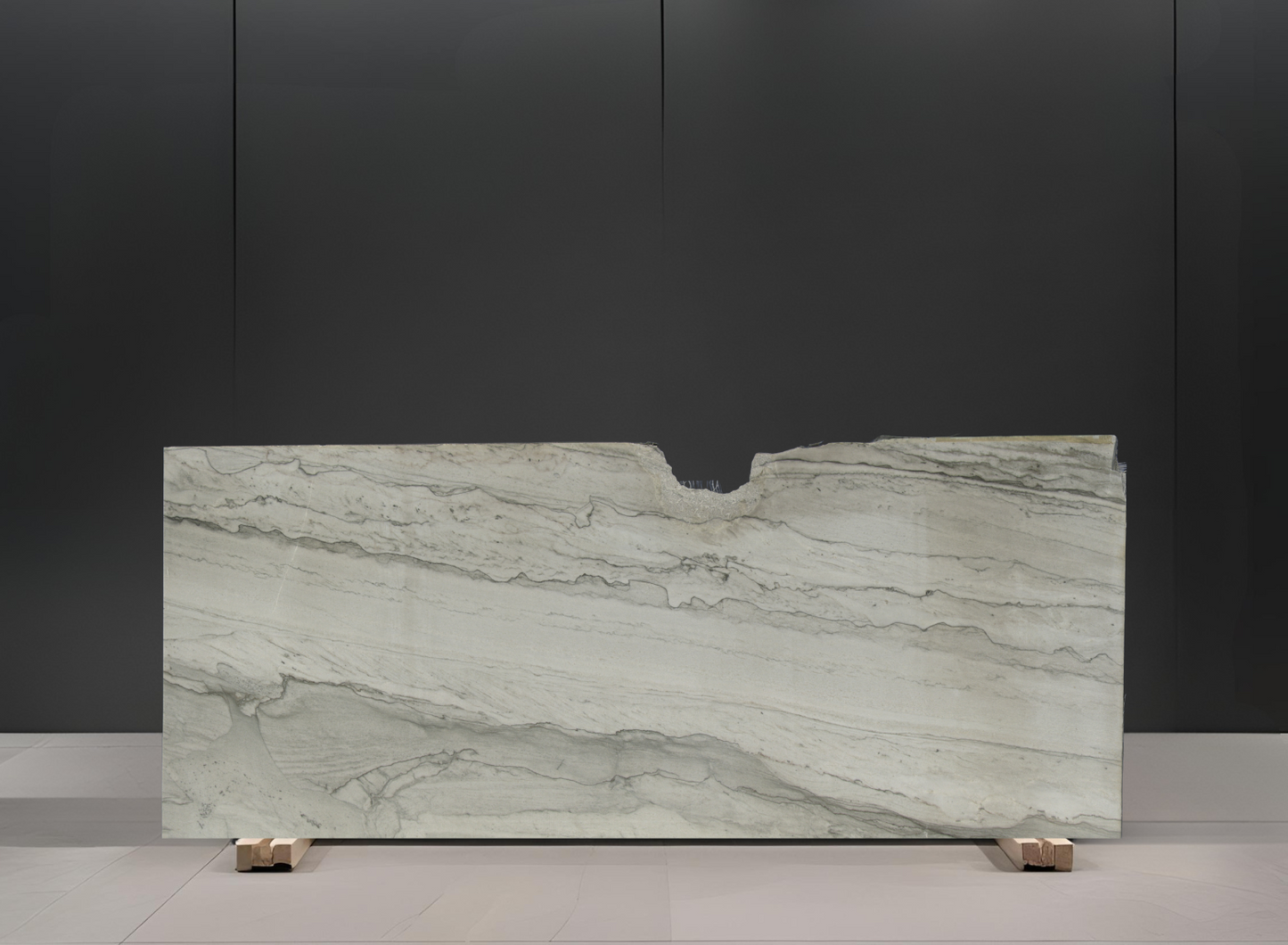 INFINITY WHITE REMNANT / QUARTZITE /LEATHERED /3CM