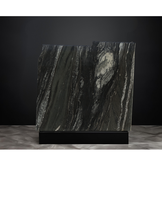 TITANIUM REMNANT - GRANITE / LEATHERED / 3CM