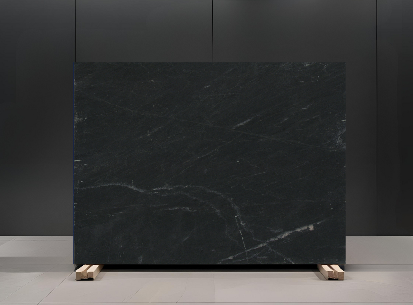 BLACK SOAPSTONE REMNANT -SOAPSTONE/ HONED / 3CM