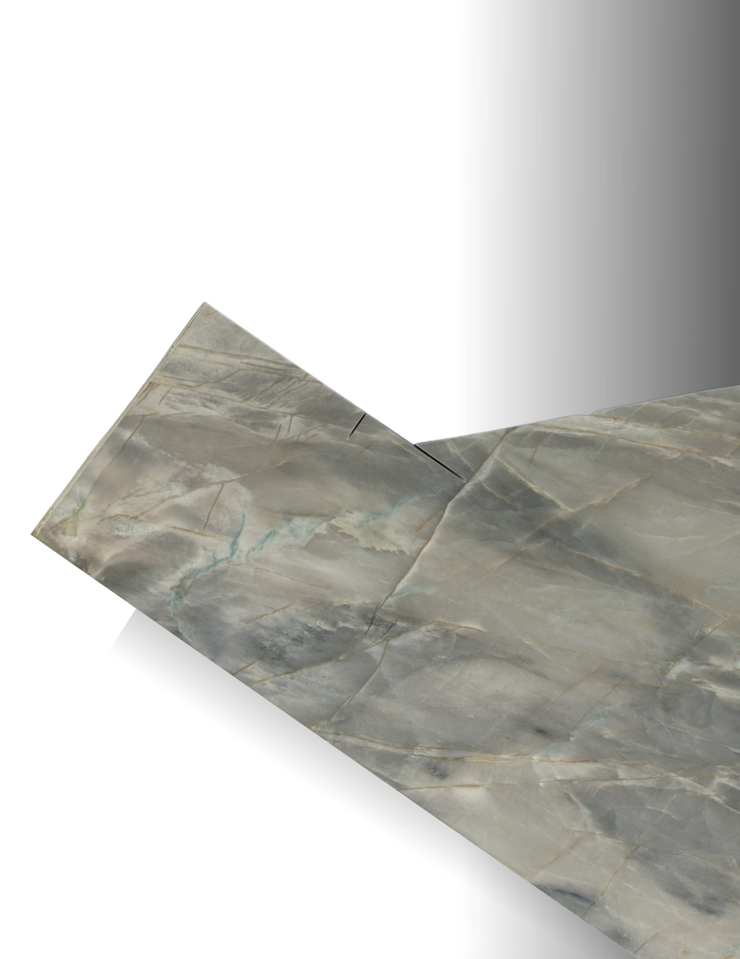 MYSTIC BLUE REMNANT -QUARTZITE /POLISHED / 3CM