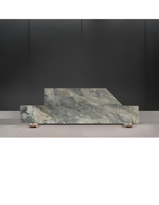 MYSTIC BLUE REMNANT -QUARTZITE /POLISHED / 3CM