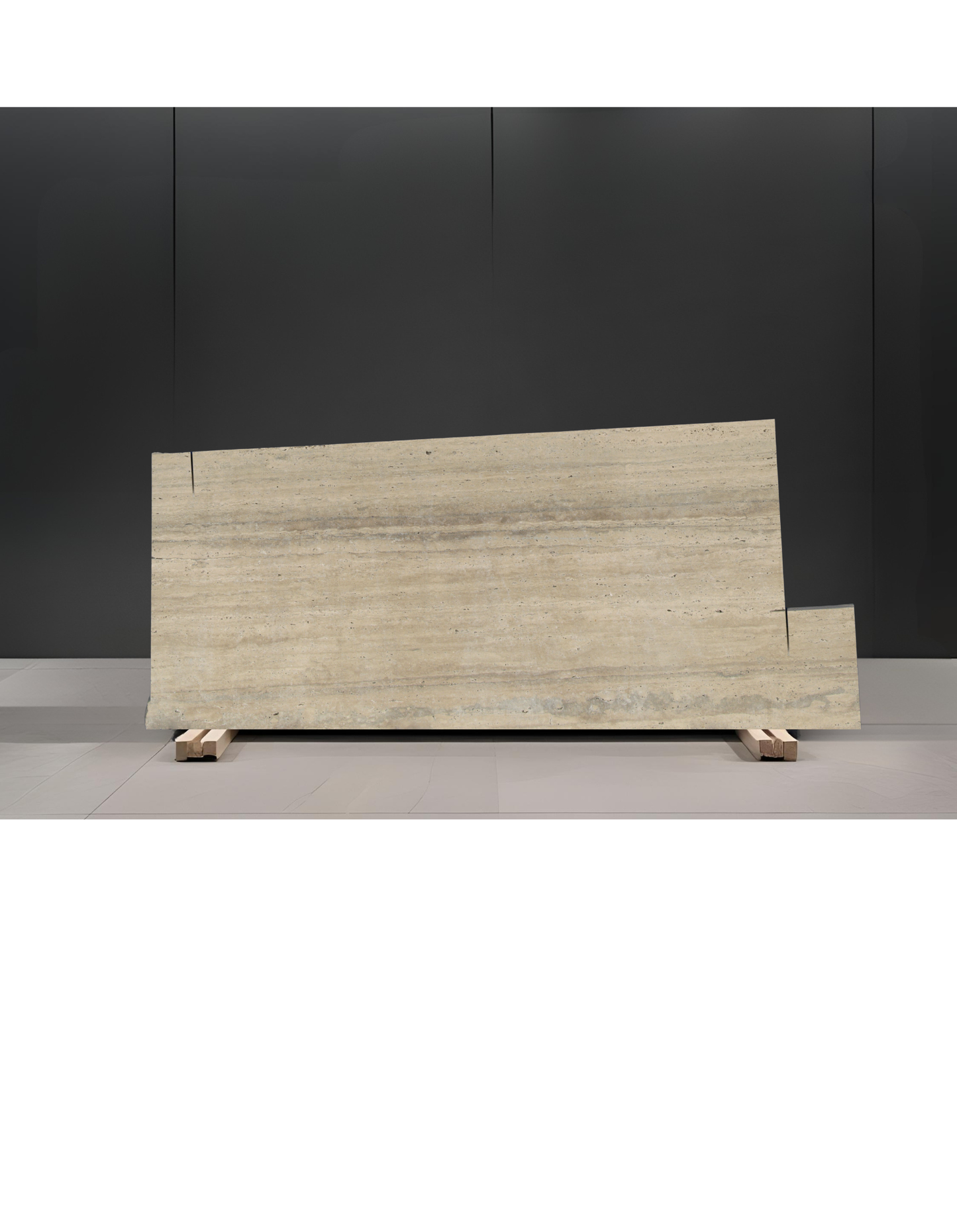 SILVER REMNANT -TRAVERTINE /LEATHERED / 2CM