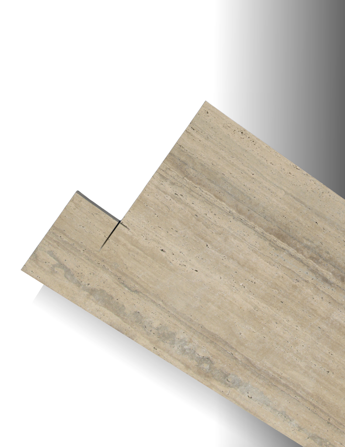 SILVER REMNANT -TRAVERTINE /LEATHERED / 2CM