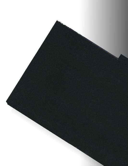ABSOLUTE BLACK REMNANT -GRANITE/LEATHERED/ 2CM