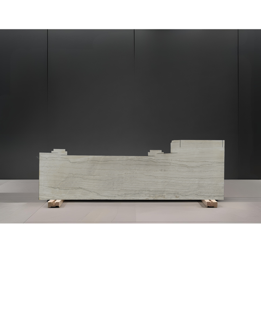 WHITE SANTORINI REMNANT- QUARTZITE /POLISHED/ 3CM