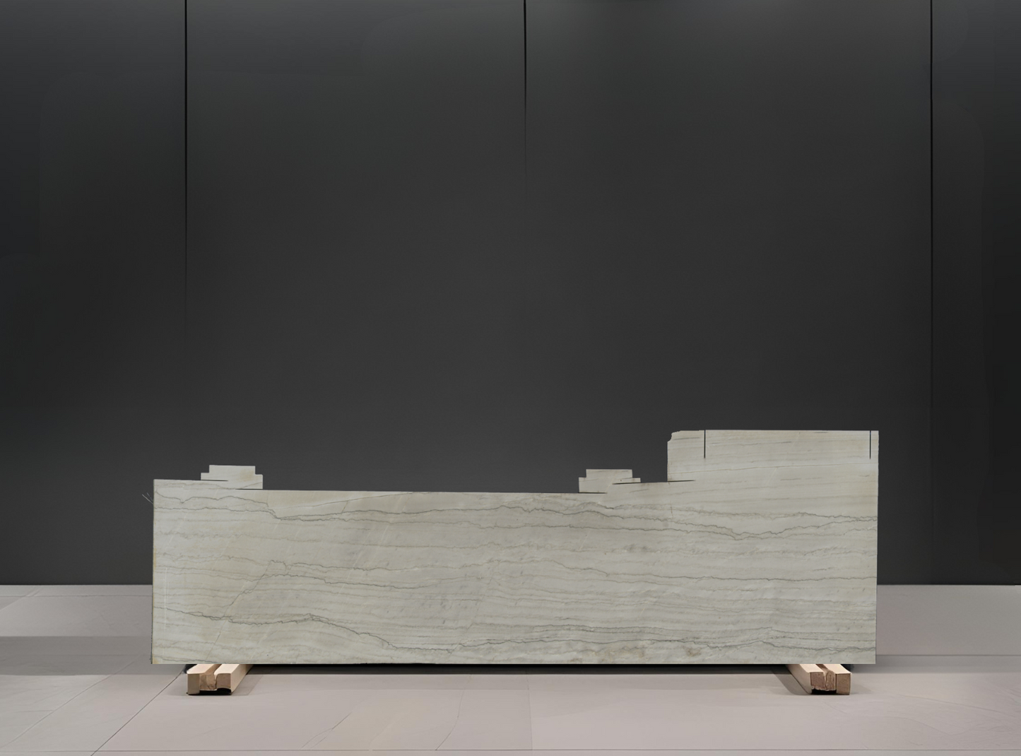 WHITE SANTORINI REMNANT- QUARTZITE /POLISHED/ 3CM