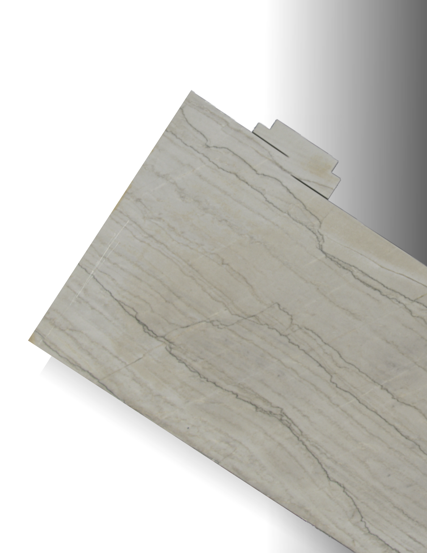 WHITE SANTORINI REMNANT- QUARTZITE /POLISHED/ 3CM