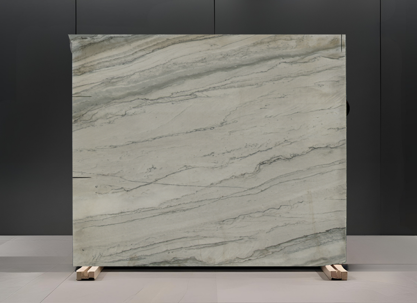 INFINITY WHITE REMNANT- QUARTZITE /LEATHERED/ 3CM