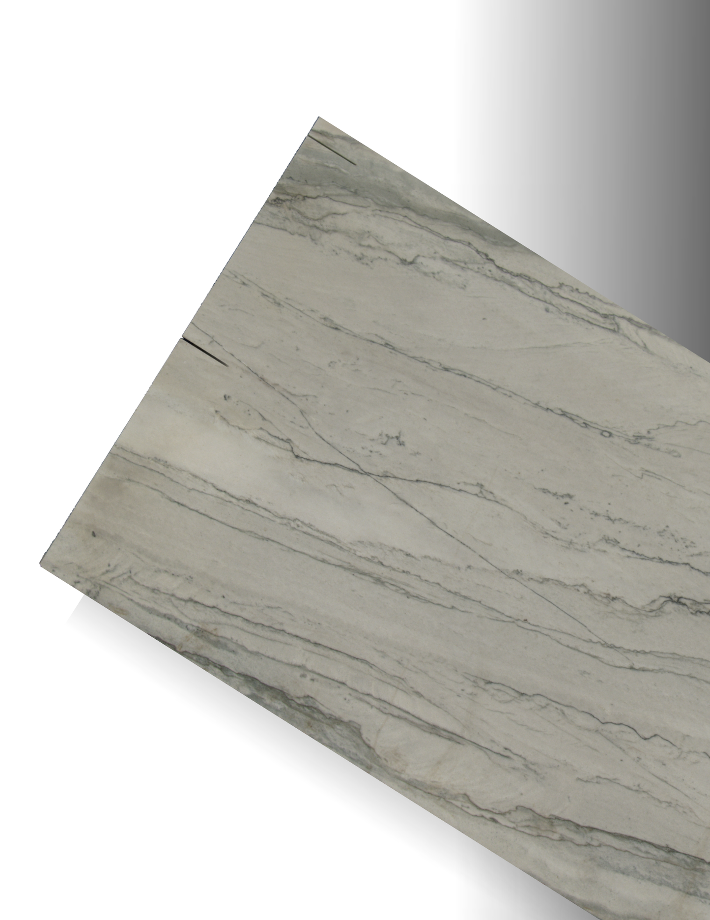 INFINITY WHITE REMNANT- QUARTZITE /LEATHERED/ 3CM