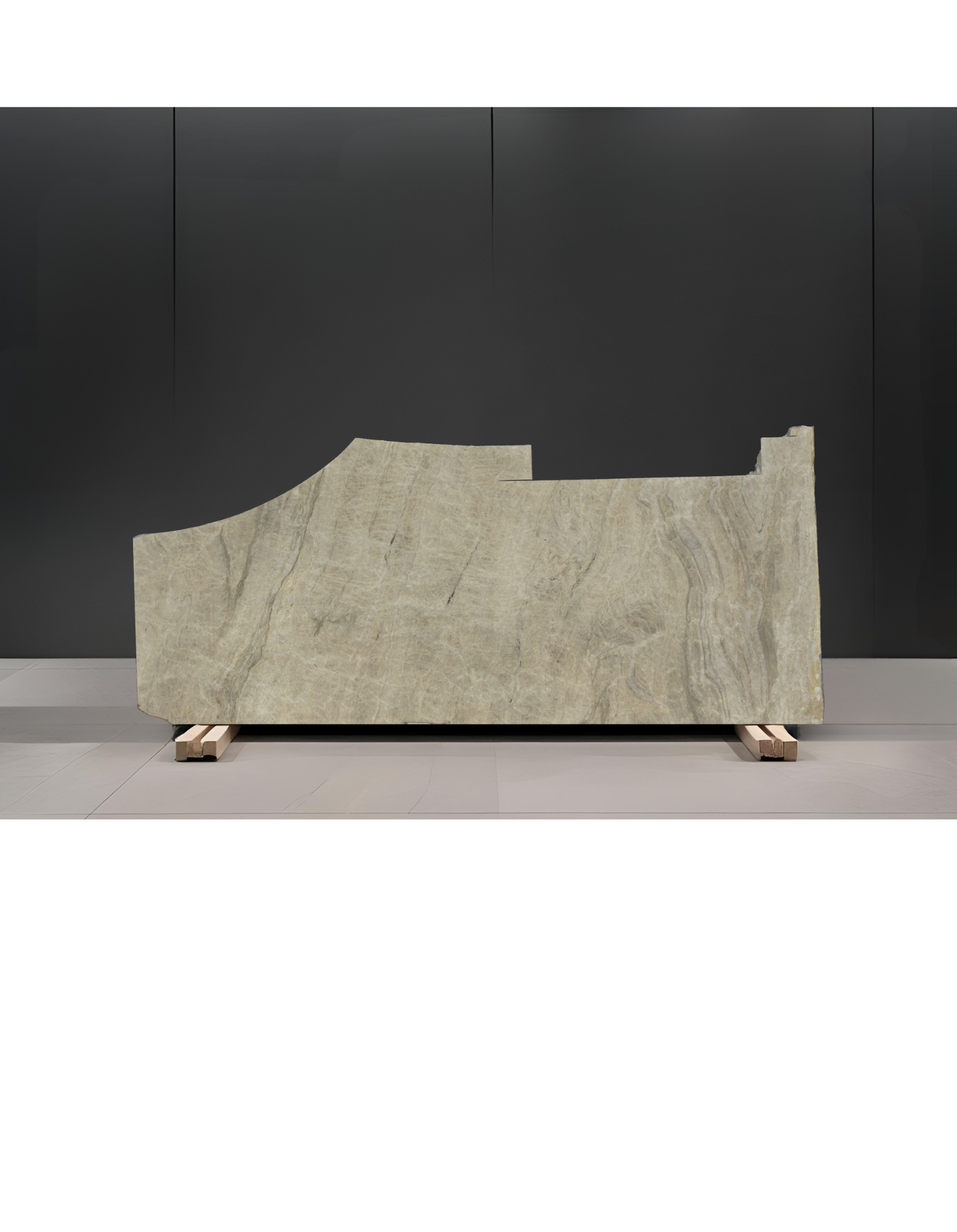 TAJ MAHAL REMNANT - QUARTZITE / HONED/3CM