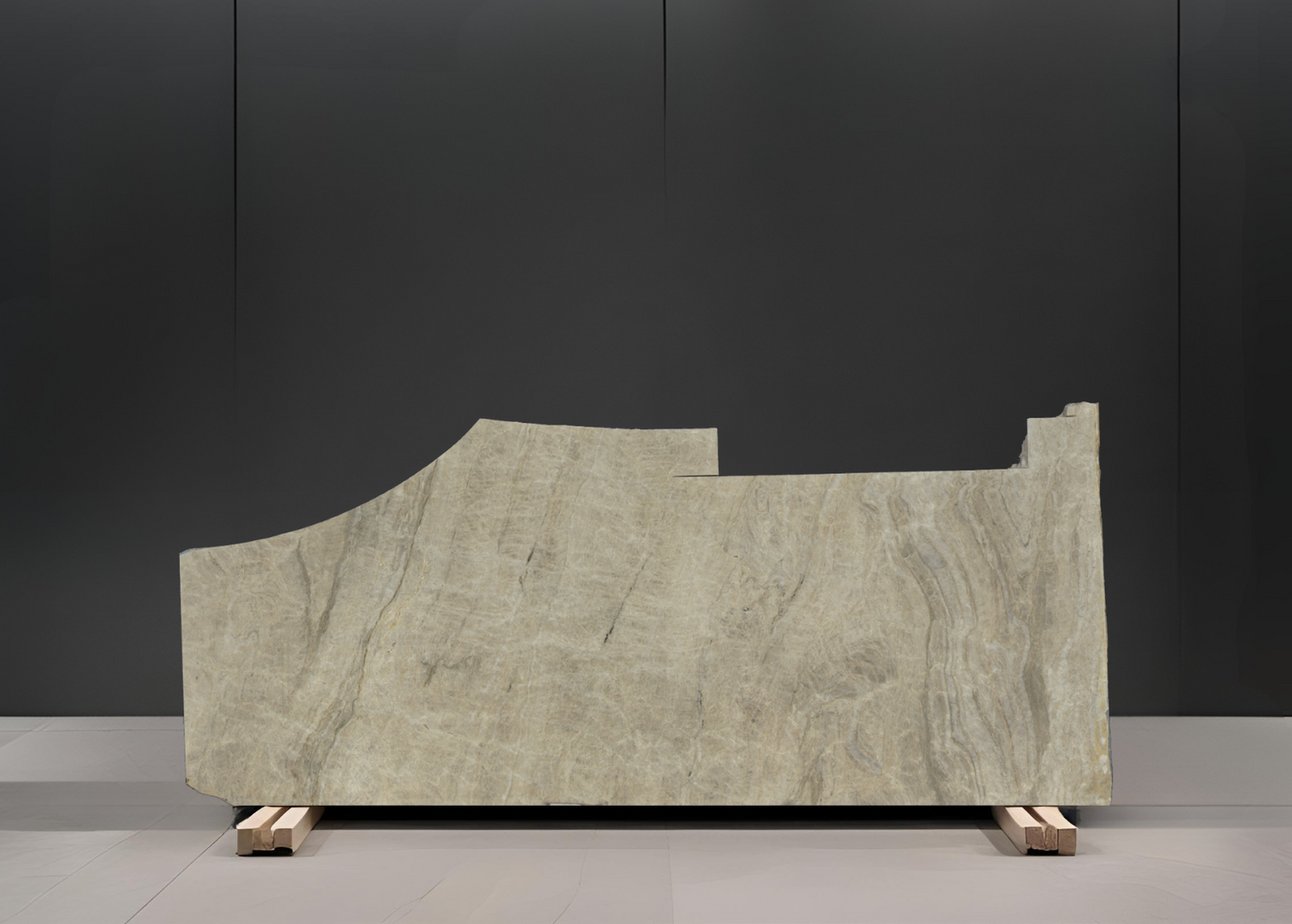 TAJ MAHAL REMNANT - QUARTZITE / HONED/3CM