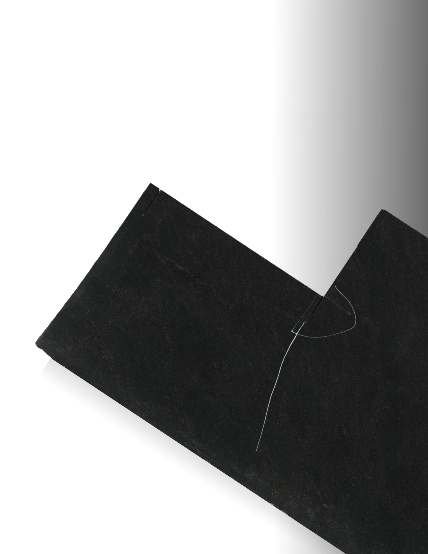 BLACK MIST REMNANT - GRANITE /LEATHERED/3CM