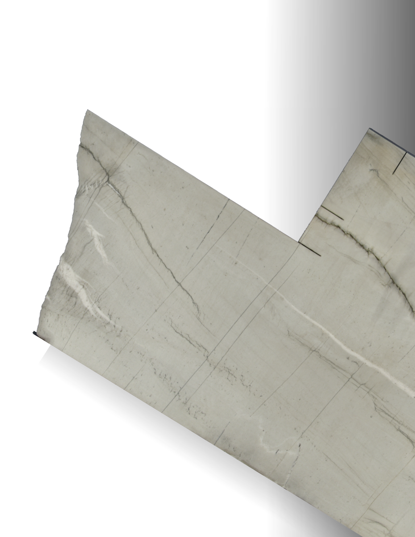 WHITE SANTORINI REMNANT- QUARTZITE /HONED/ 3CM