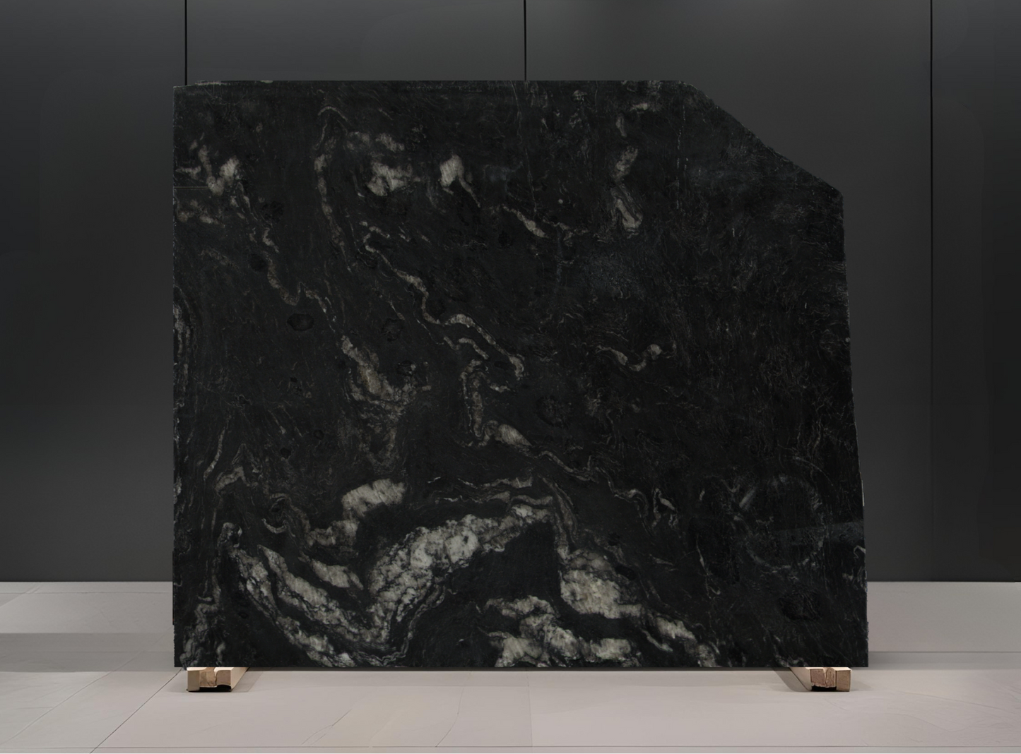 TITANIUM REMNANT - GRANITE / LEATHERED / 3CM