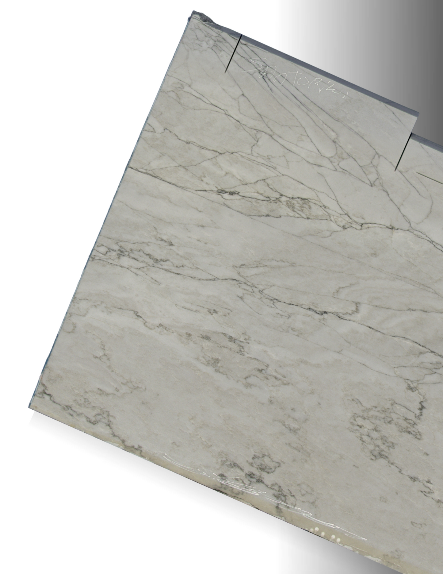 WHITE SANTORINI REMNANT- QUARTZITE /POLISHED/ 3CM