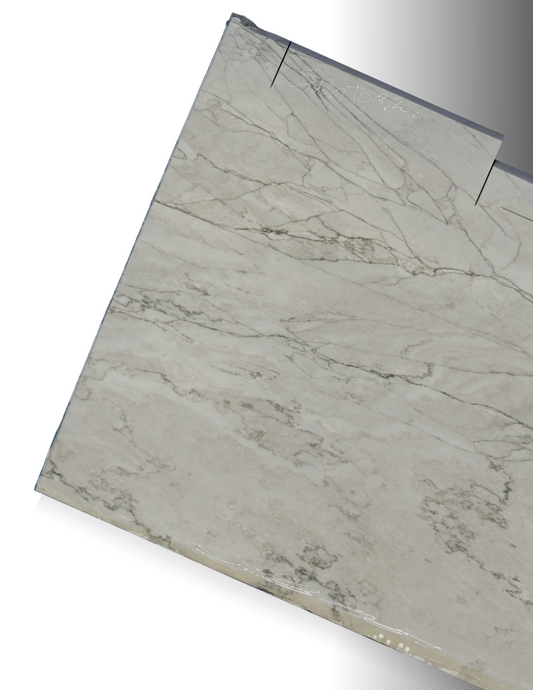 WHITE SANTORINI REMNANT- QUARTZITE /POLISHED/ 3CM