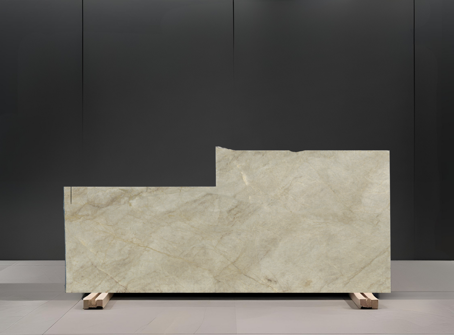 TAJ MAHAL REMNANT - QUARTZITE / POLISHED/3CM