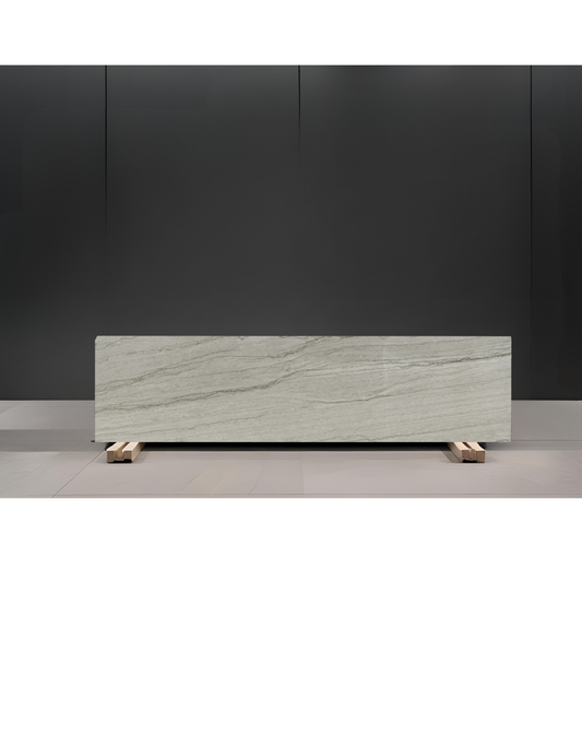 WHITE SANTORINI REMNANT- QUARTZITE /POLISHED/ 3CM