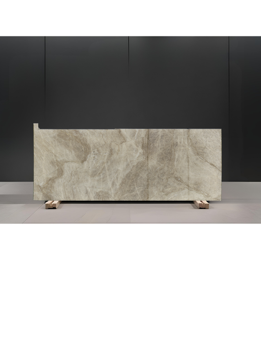 TAJ MAHAL REMNANT - QUARTZITE / HONED/3CM