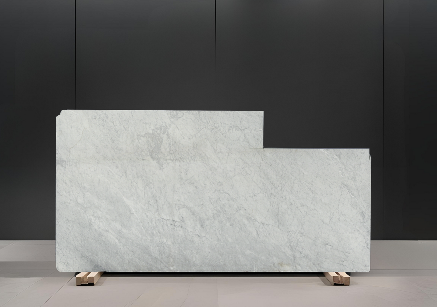 BIANCO CARRARA REMNANT /MARBLE /HONED/ 3CM