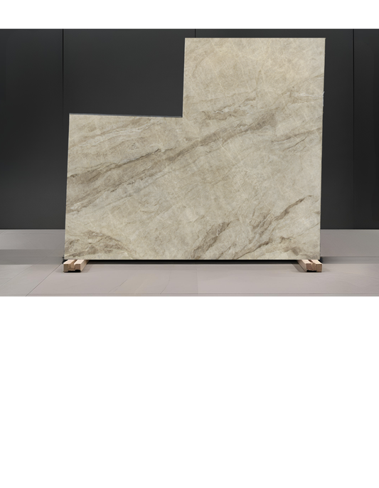 TAJ MAHAL REMNANT - QUARTZITE / LEATHERED/3CM