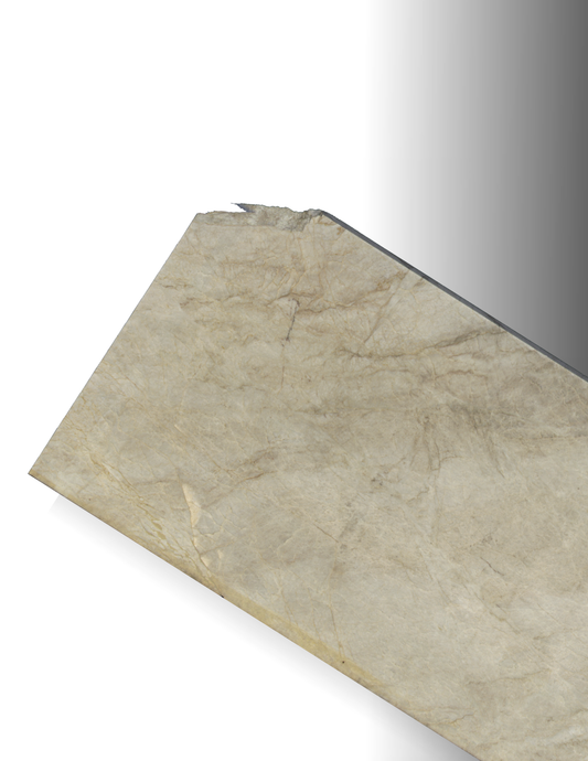 TAJ MAHAL REMNANT - QUARTZITE /POLISHED/3CM