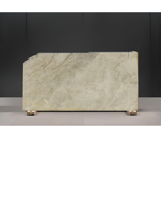 TAJ MAHAL REMNANT - QUARTZITE /POLISHED/3CM