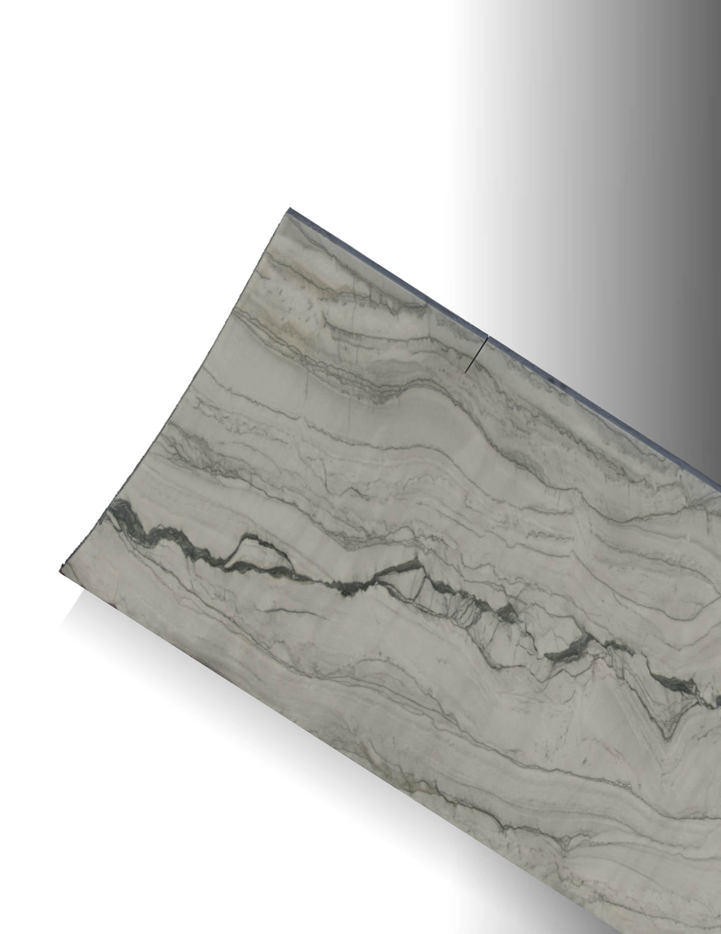 INFINITY WHITE REMNANT- QUARTZITE /LEATHERED/ 3CM