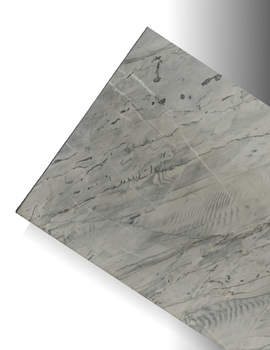 WHITE DUMONT REMNANT- QUARTZITE /HONED/ 3CM