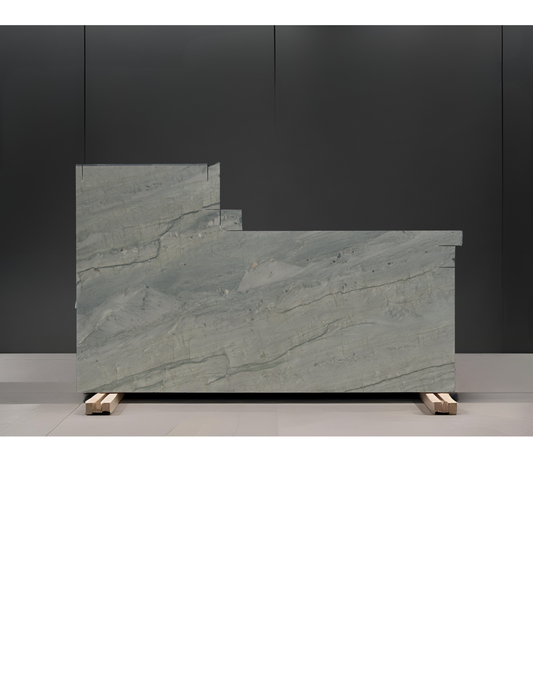 ELEGANT GRAY REMNANT - QUARTZITE /POLISHED/ 2CM