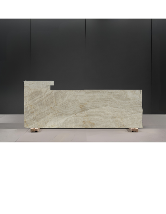 TAJ MAHAL REMNANT - QUARTZITE / LEATHERED/3CM