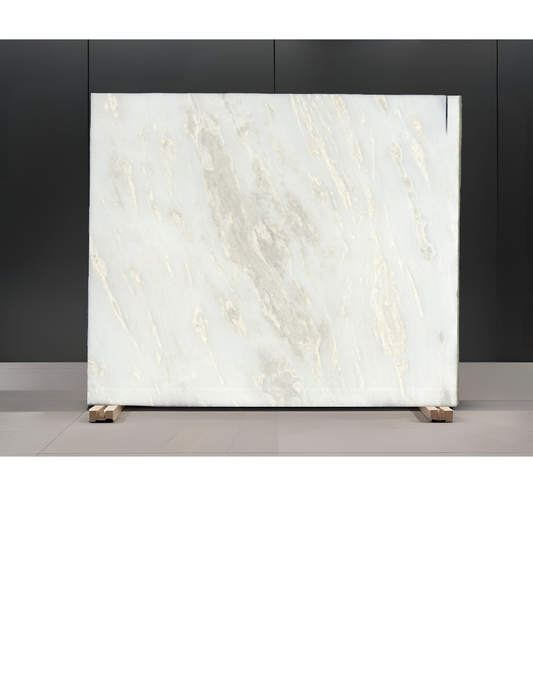 MYSTERY WHITE REMNANT - MARBLE/ POLISHED/2CM