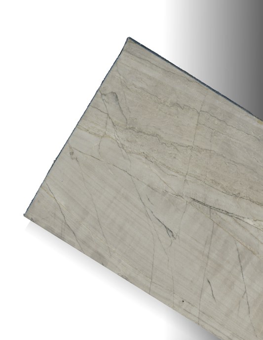 WHITE SANTORINI REMNANT- QUARTZITE /POLISHED/ 2CM