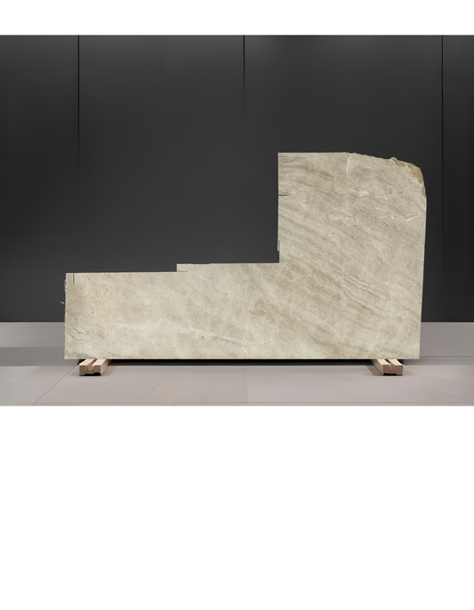 TAJ MAHAL REMNANT - QUARTZITE / LEATHERED/3CM