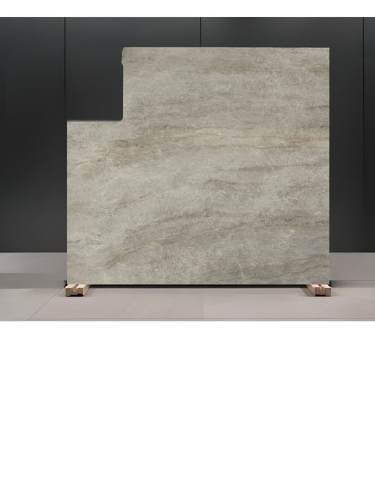 TAJ MAHAL REMNANT - QUARTZITE / LEATHERED/3CM