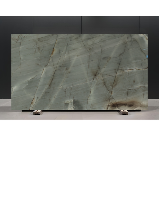 BOTANIC GREEN /QUARTZITE-POLISHED