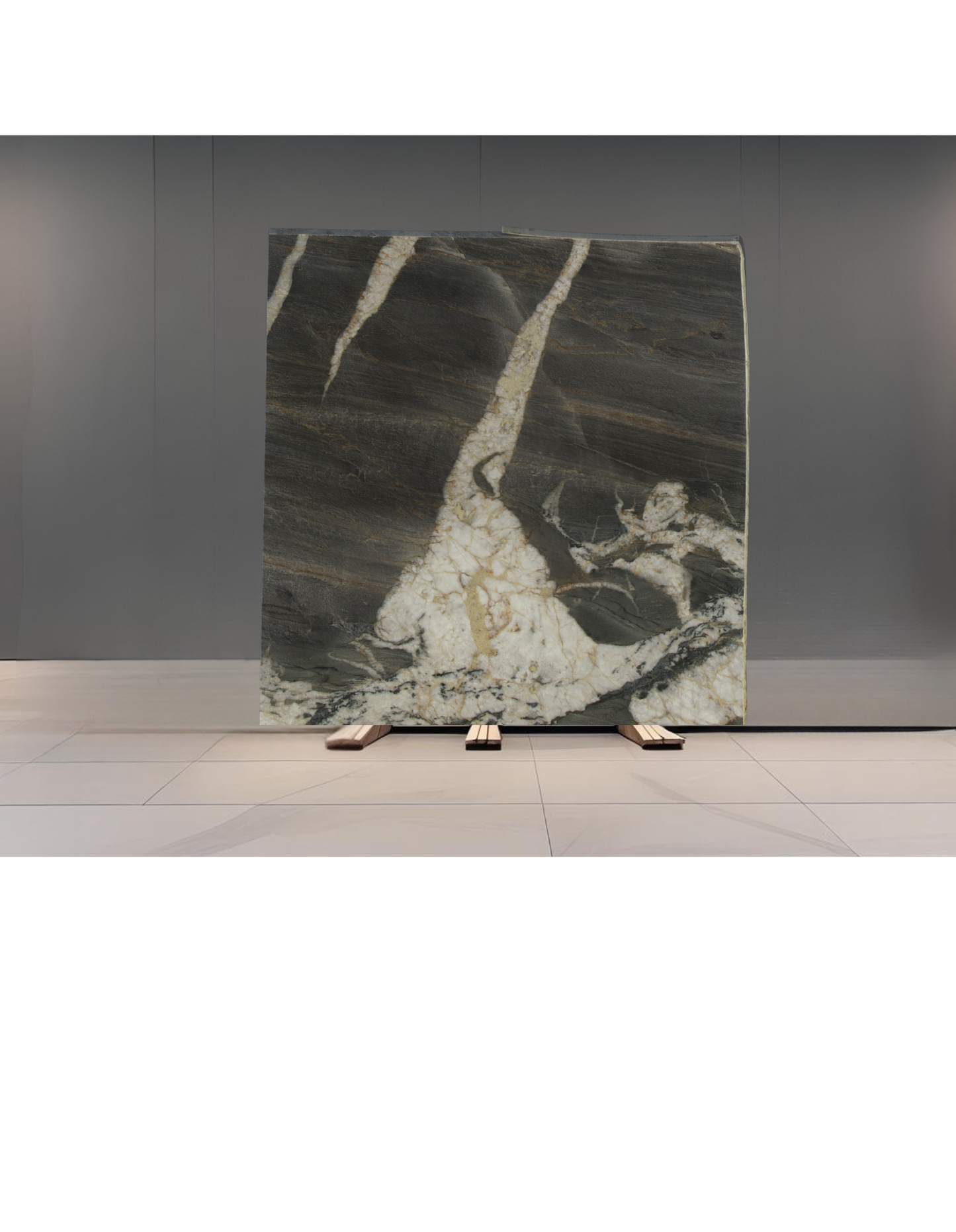 CRISTALLO DEL MARE REMNANT - QUARTZITE /POLISHED/3CM