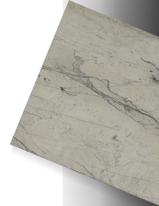 INFINITY WHITE / QUARTZITE - LEATHERED 3CM