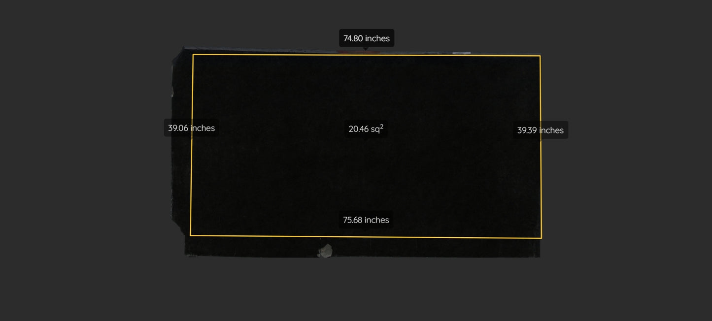 ABSOLUTE BLACK REMNANT -GRANITE/POLISHED & HONED / 3CM