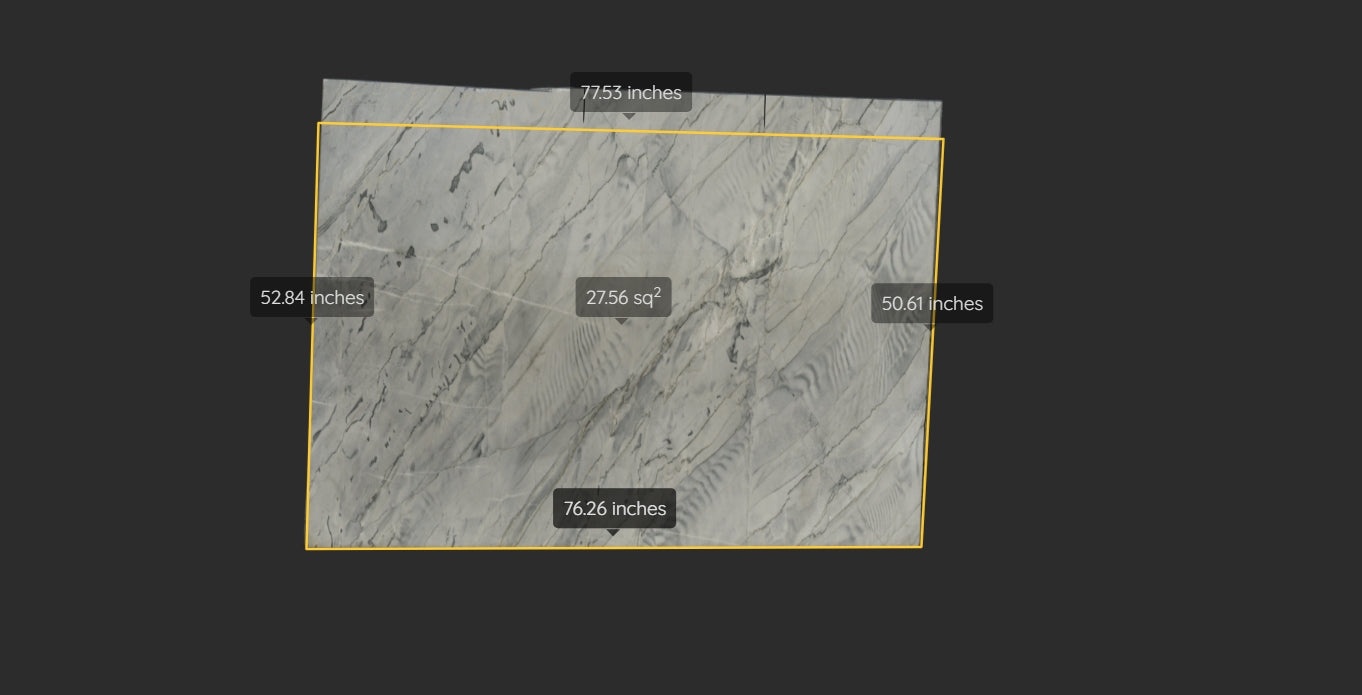 WHITE DUMONT REMNANT- QUARTZITE /HONED/ 3CM