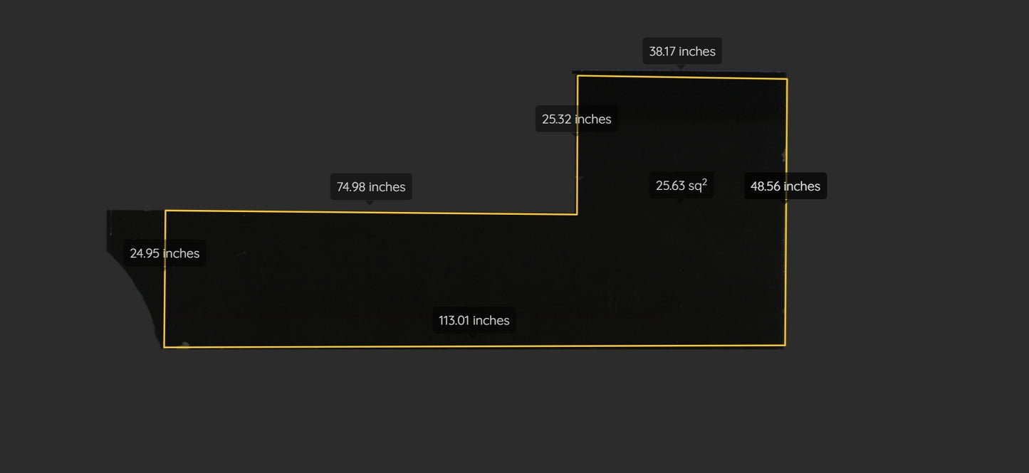 ABSOLUTE BLACK REMNANT -GRANITE/POLISHED / 3CM