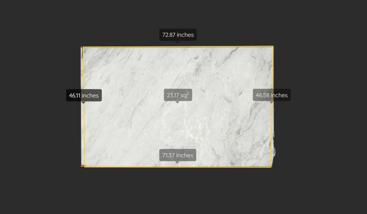 BIANCO SUPERIOR REMNANT /MARBLE /HONED/ 3CM